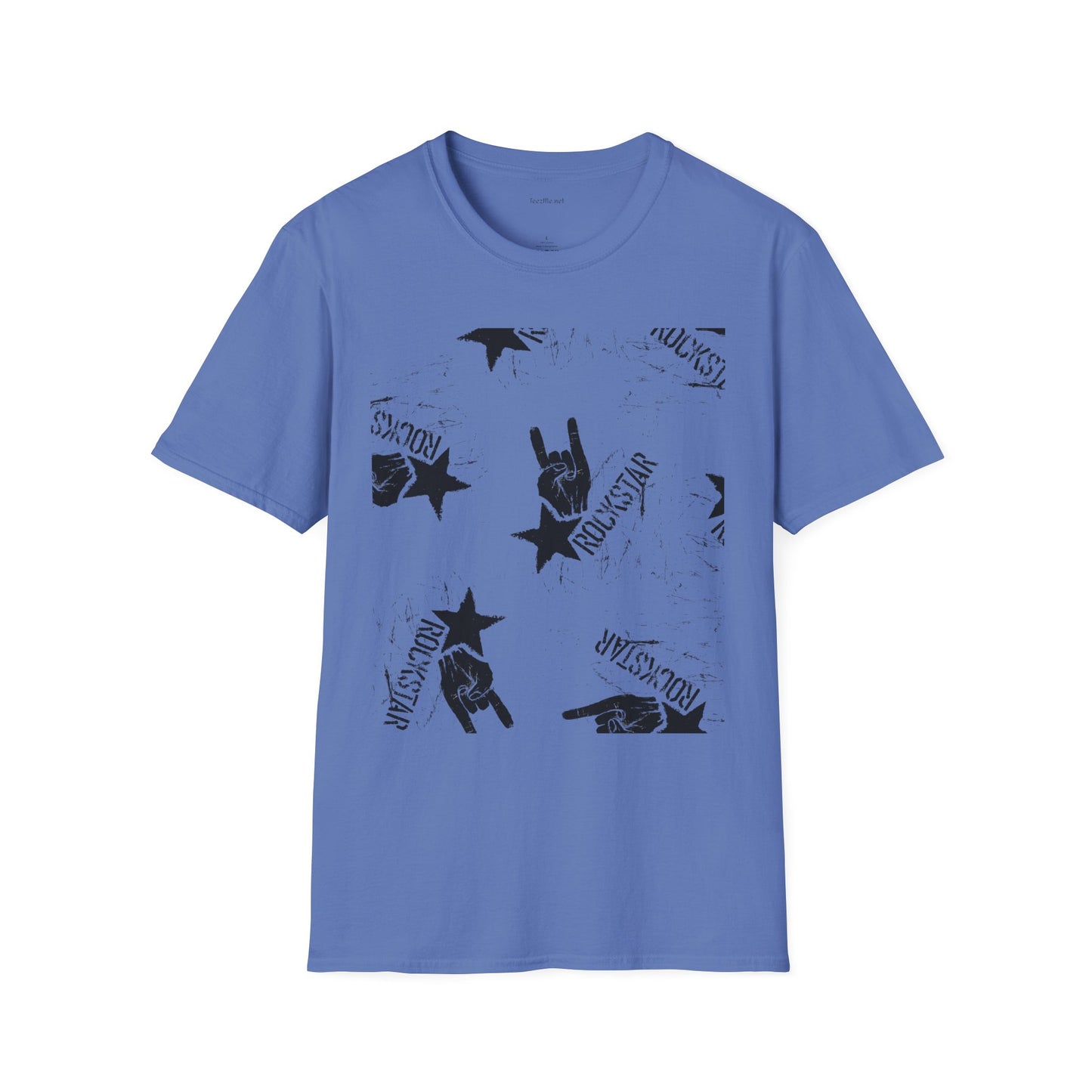 ROCK STAR illustation - Unisex Softstyle T-Shirt 100% Cotton Graphic