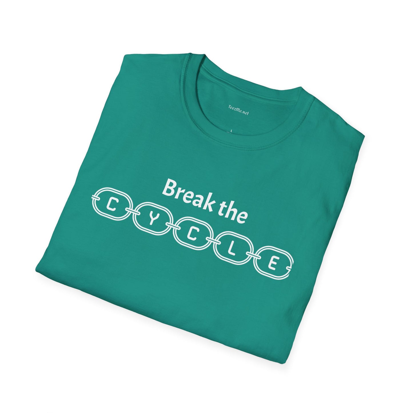Break the Cycle - Unisex Softstyle T-Shirt 100% Cotton Graphic