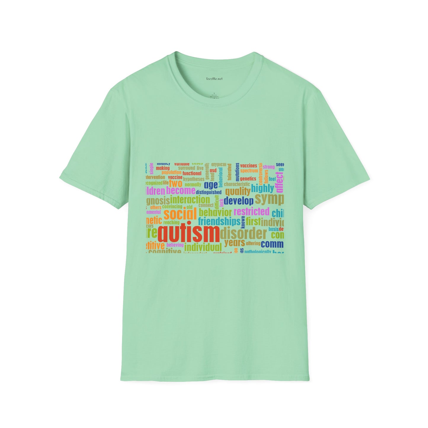 AUTISM speaks- Unisex Softstyle T-Shirt 100% Cotton Graphic