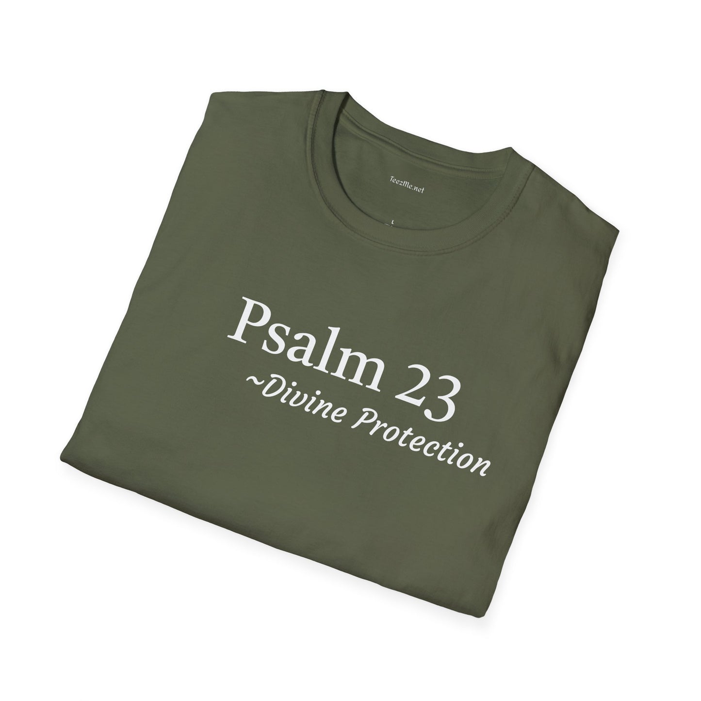 Psalm 23 - Unisex Softstyle T-Shirt 100% Cotton Graphic