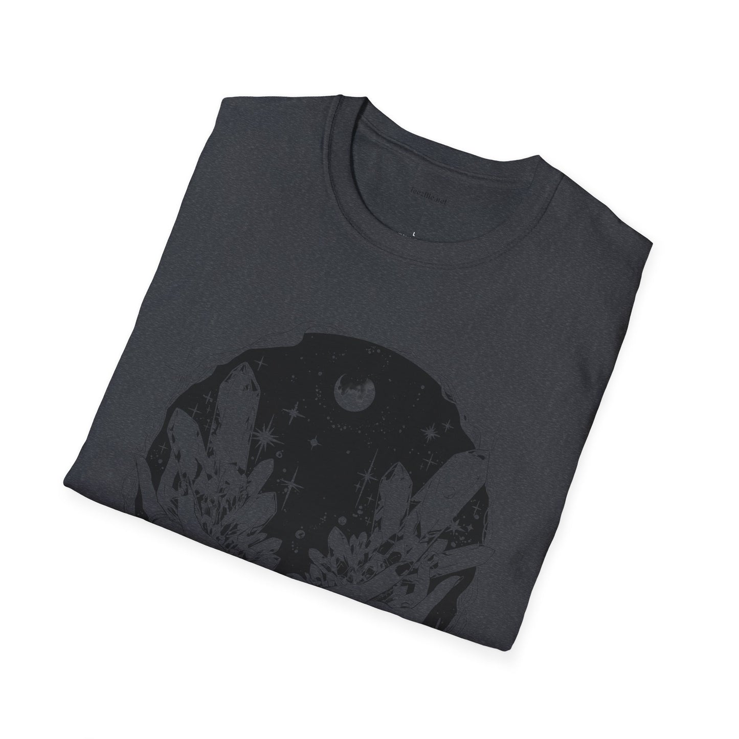 Crystal Moon Magic - Unisex Softstyle T-Shirt 100% Cotton Graphic