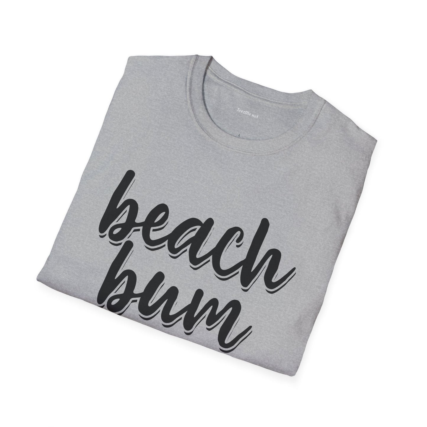 Beach Bum - Unisex Softstyle T-Shirt 100% Cotton Graphic (1)