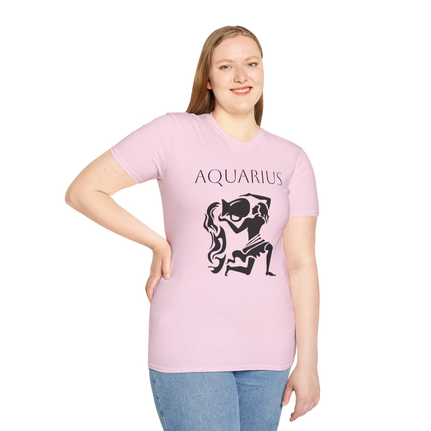 AQUARIUS - Unisex Softstyle T-Shirt 100% Cotton Graphic