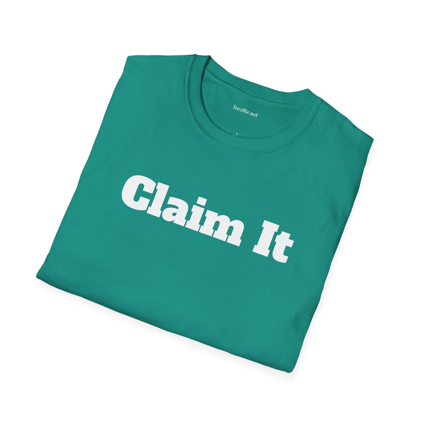 Claim It - Unisex Softstyle T-Shirt 100% Cotton Graphic