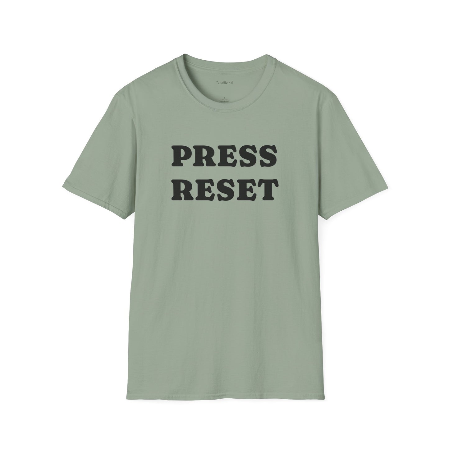 Press Reset - Unisex Softstyle T-Shirt 100% Cotton Graphic
