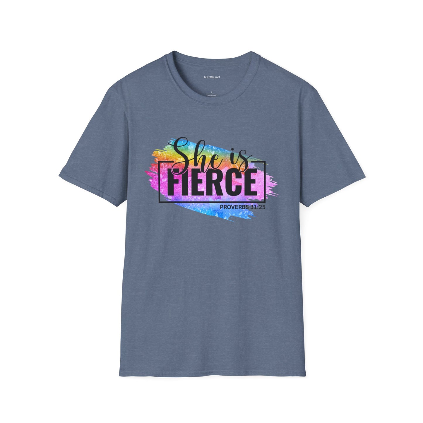 She is FIERCE Unisex Softstyle T-Shirt 100% Cotton Graphic