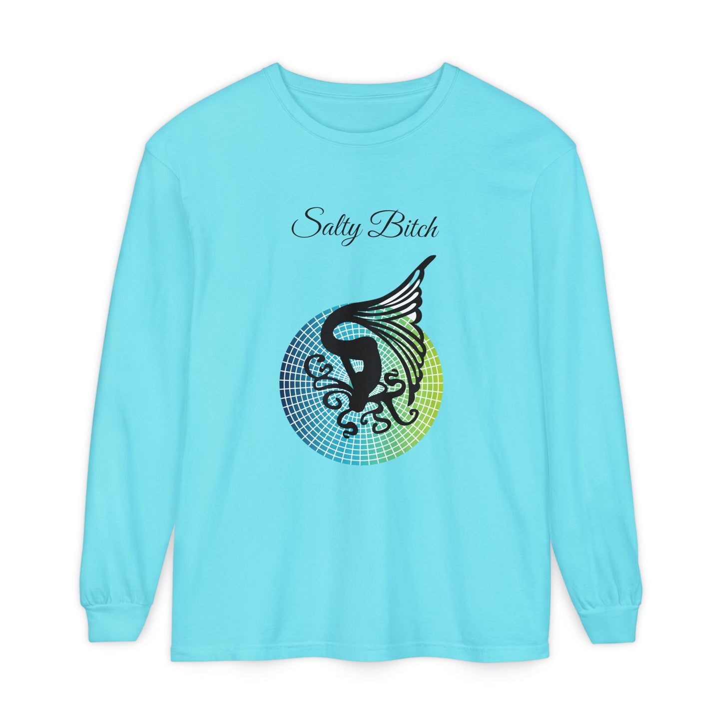 Salty Bitch - Unisex Garment-dyed Long Sleeve T-Shirt