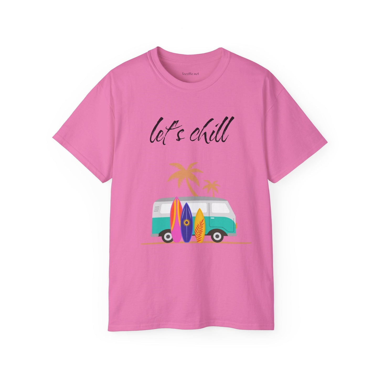 Let's chill - Unisex Ultra Cotton Tee 100% Cotton Graphic