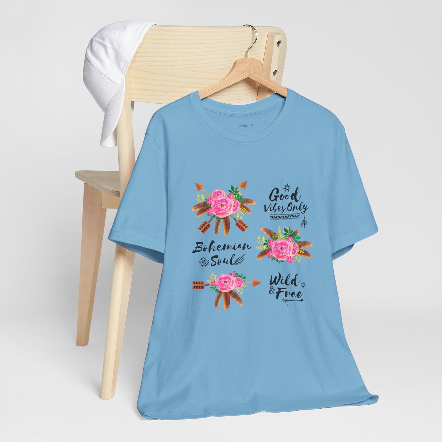 Wild & Free - Unisex Jersey Short Sleeve Tee #BOHO