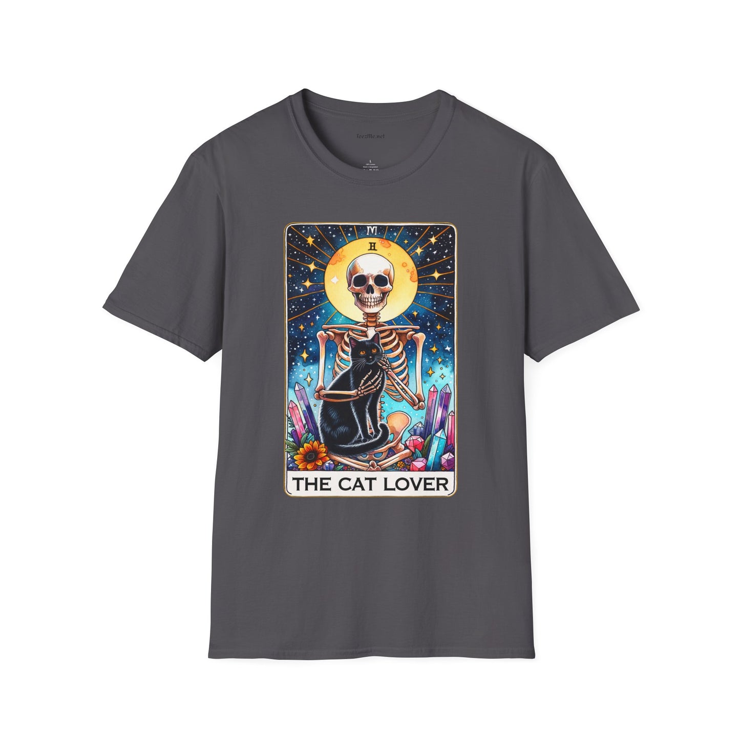 The Cat Lover Tarot Unisex Softstyle T-Shirt 100% Cotton Graphic