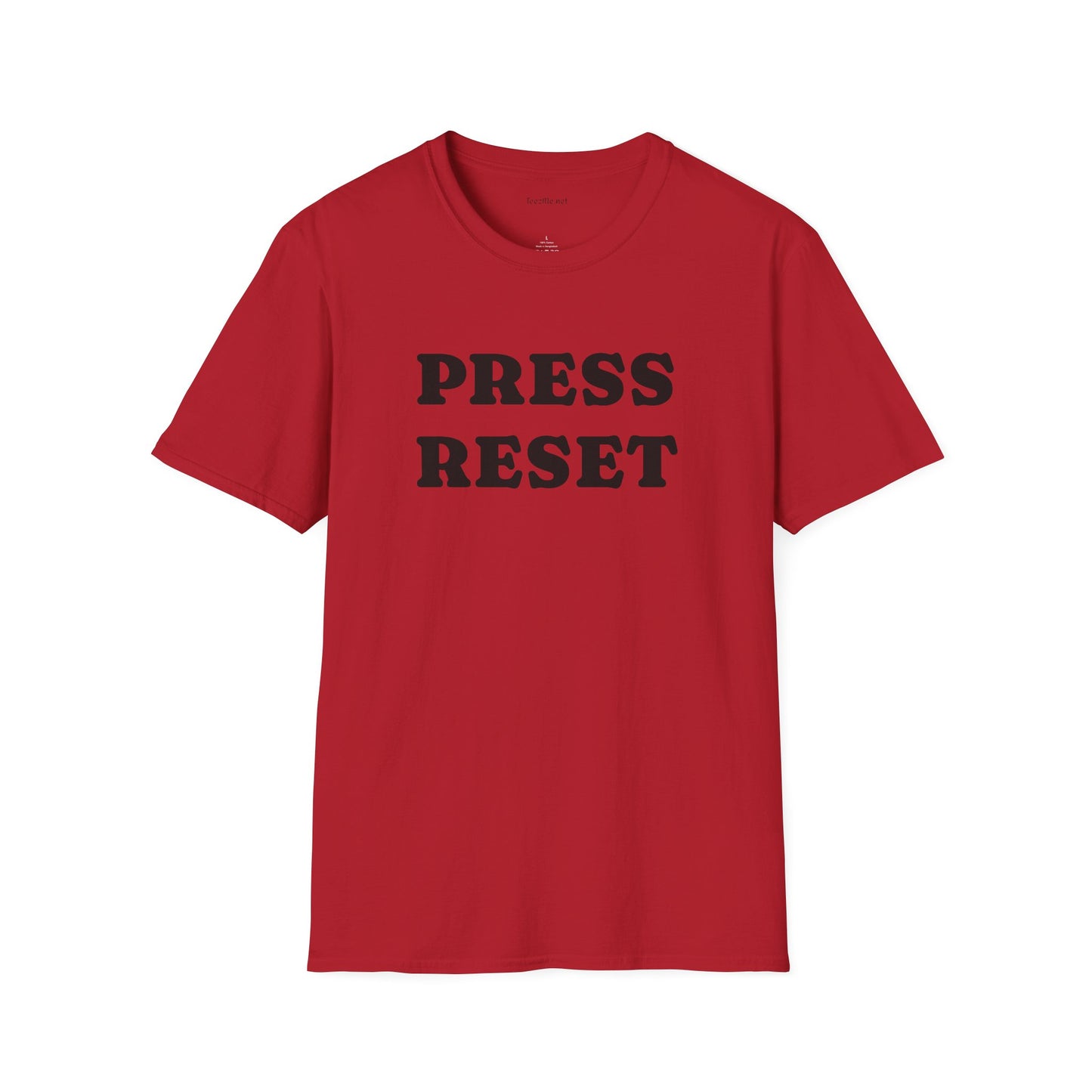 Press Reset - Unisex Softstyle T-Shirt 100% Cotton Graphic