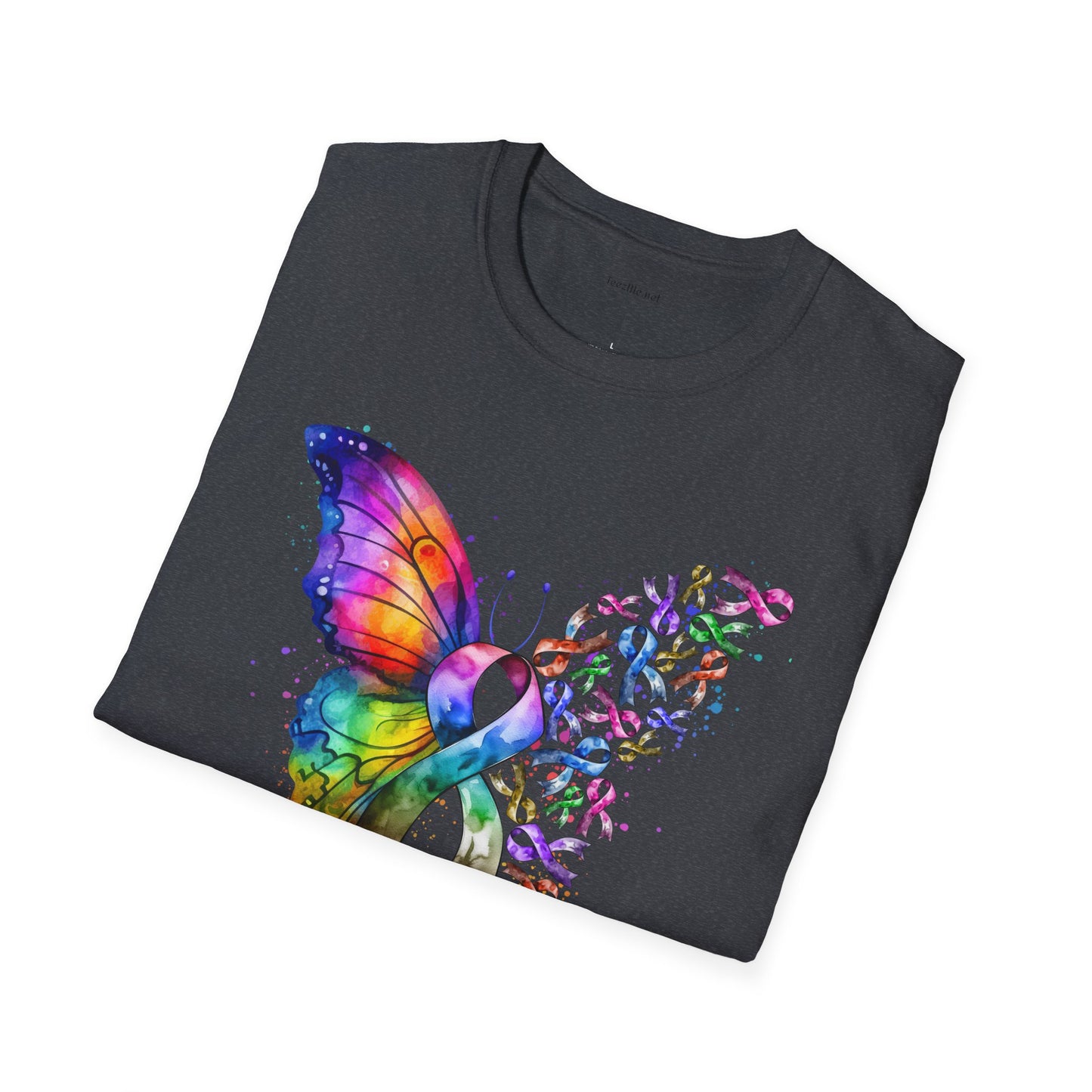 Fight Cancer - Unisex Softstyle T-Shirt 100% Cotton Graphic