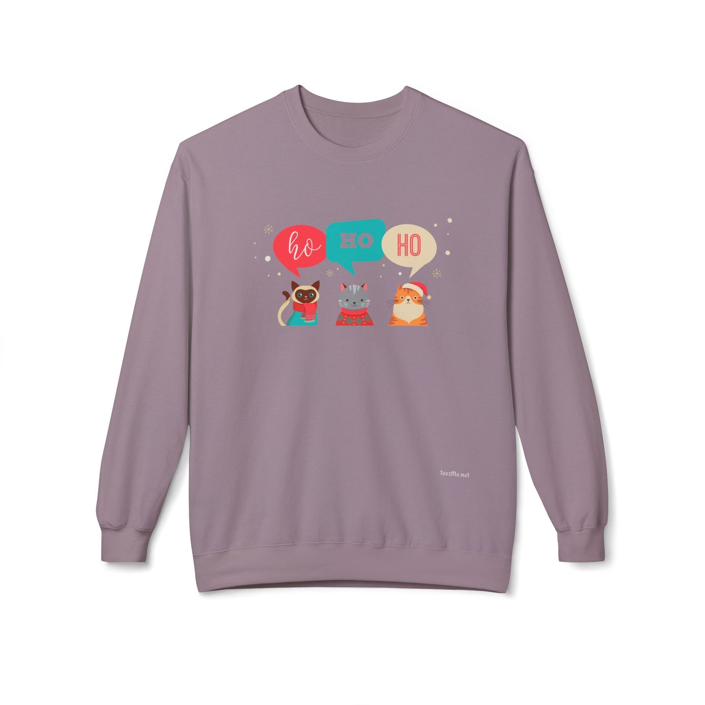 Ho Ho Ho - Unisex Midweight Softstyle Fleece Crewneck Sweatshirt