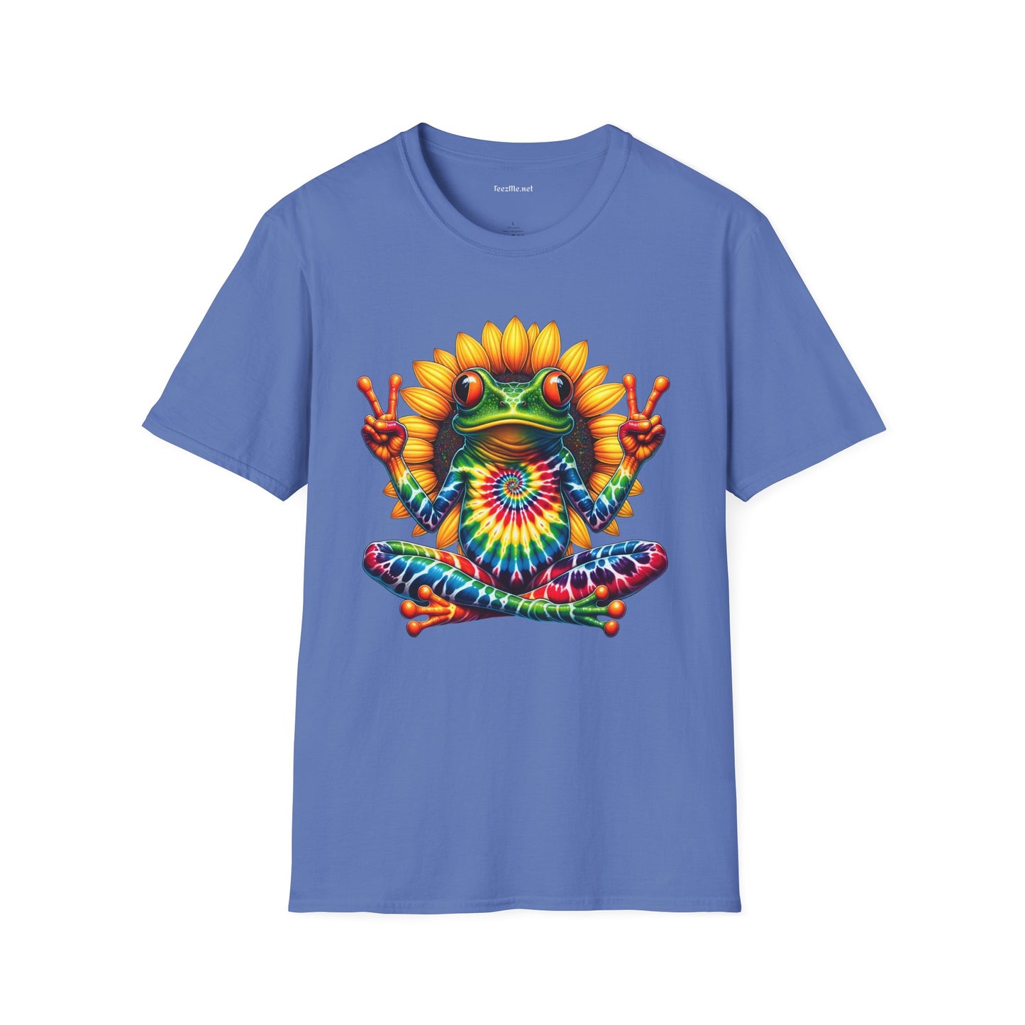 Peace Frog Tie-dye Unisex Softstyle T-Shirt 100% Cotton  #tarot