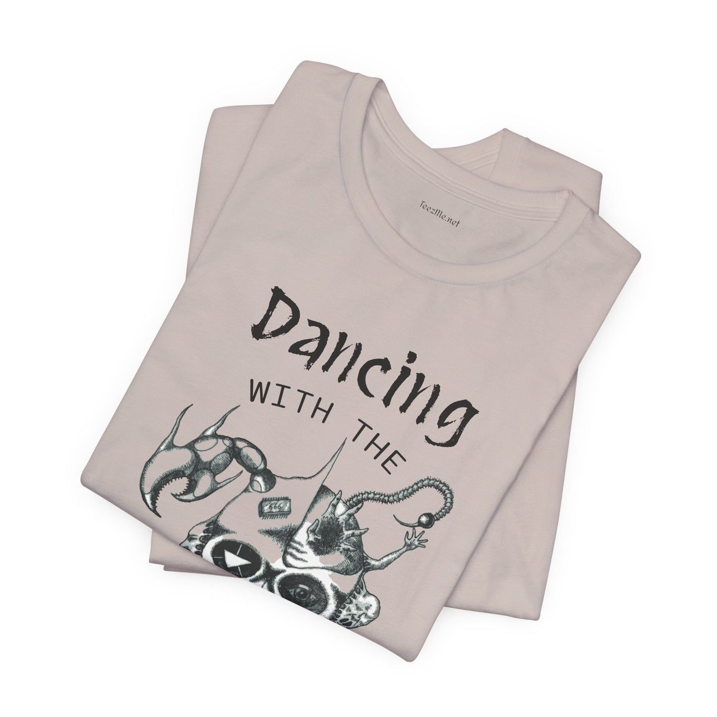 Dancing with the Devil (image) - Unisex Jersey Short Sleeve Tee