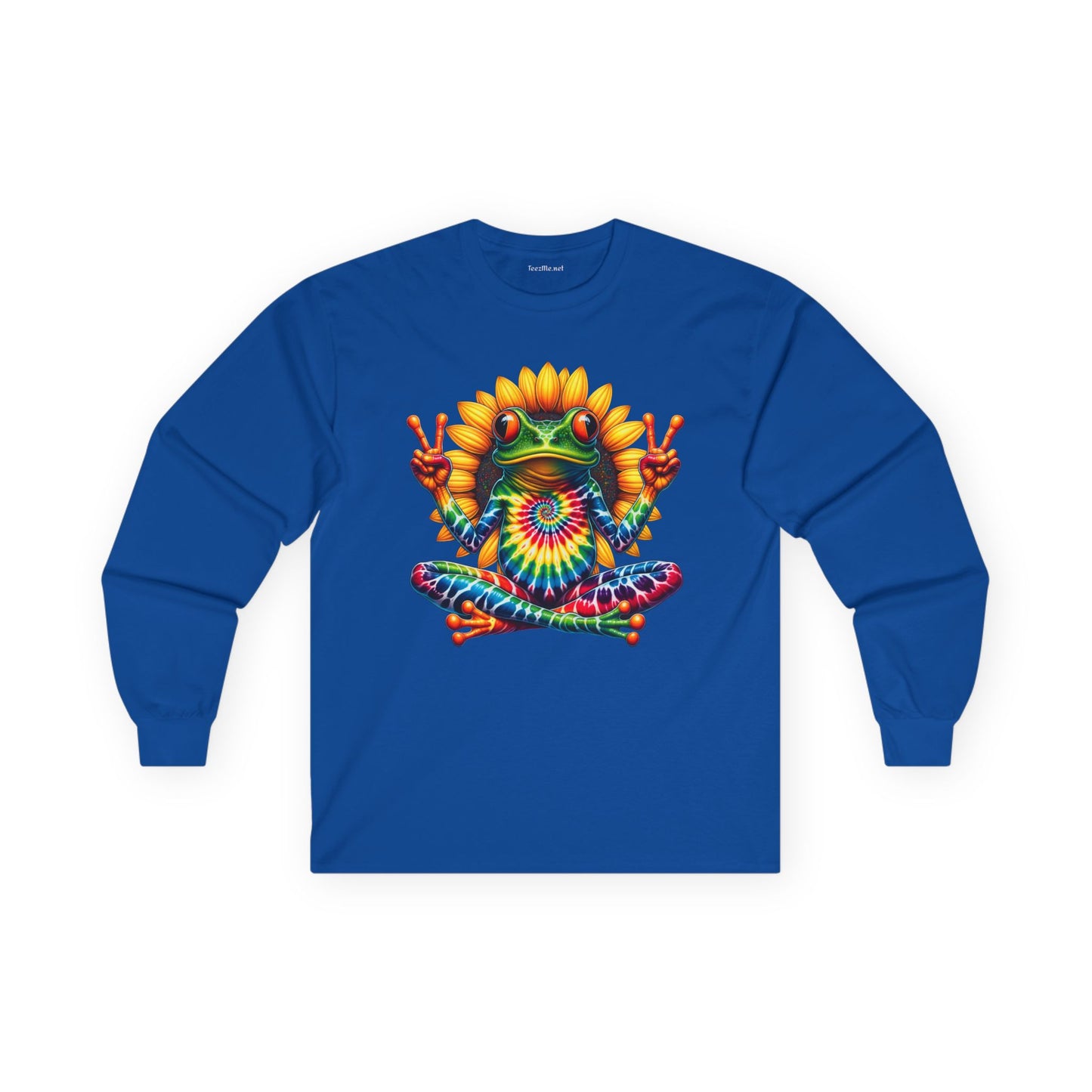 Peace Frog Tie-dye Unisex Ultra Cotton Long Sleeve Tee