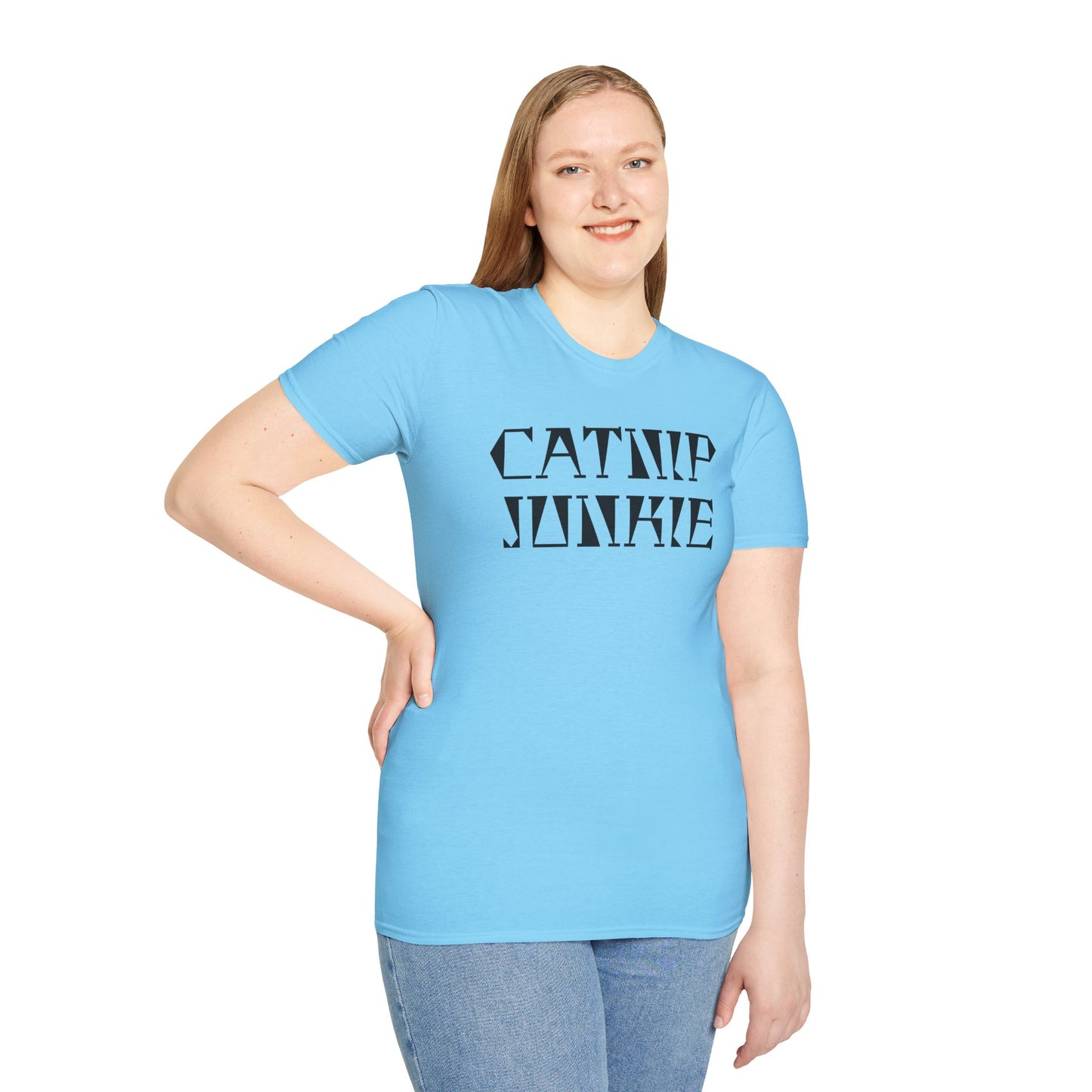 Catnip Junkie - Unisex Softstyle T-Shirt 100% Cotton Graphic