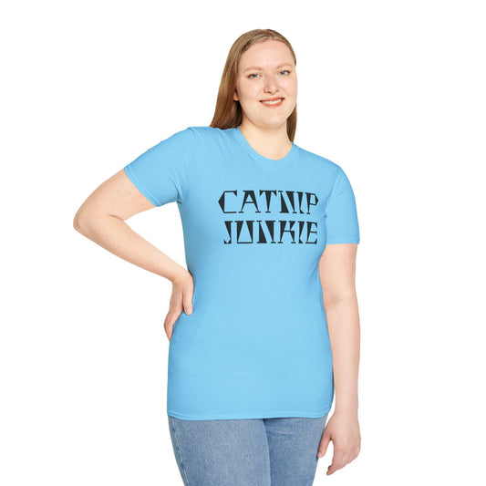 Catnip Junkie - Unisex Softstyle T-Shirt 100% Cotton Graphic