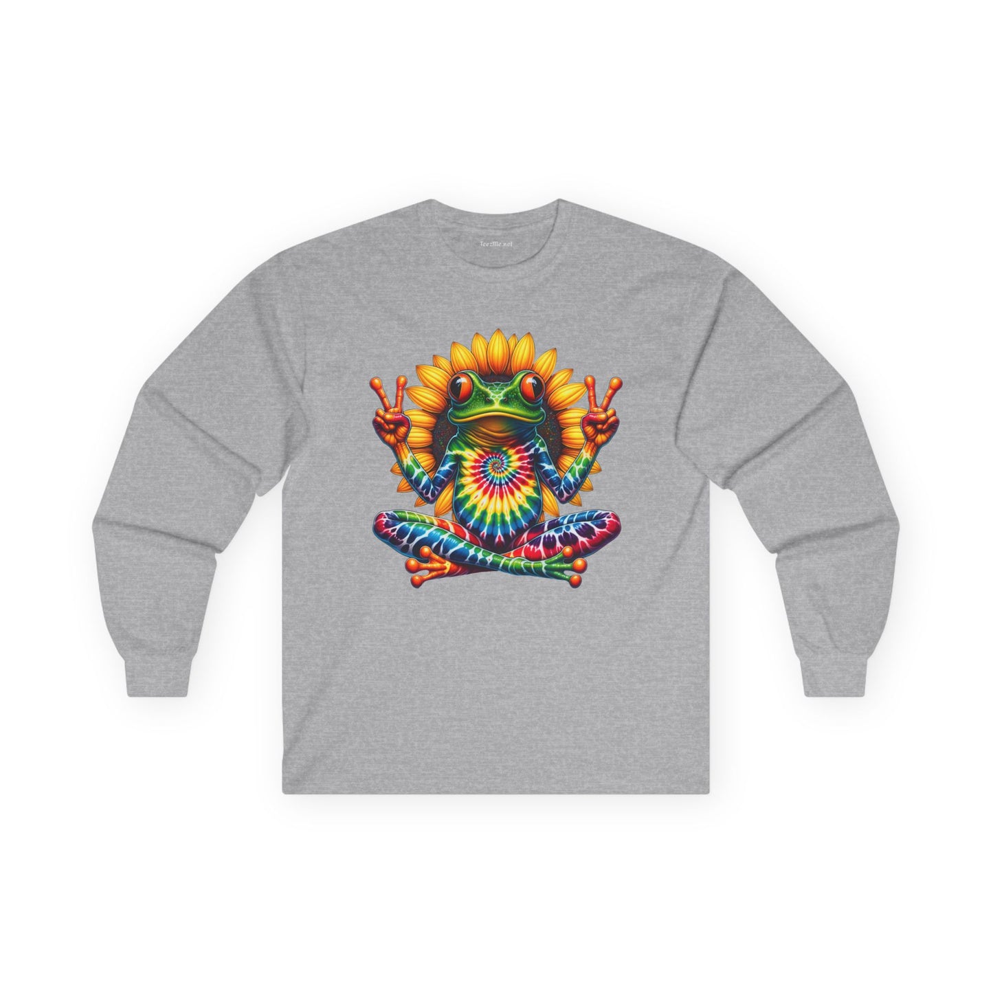 Peace Frog Tie-dye Unisex Ultra Cotton Long Sleeve Tee