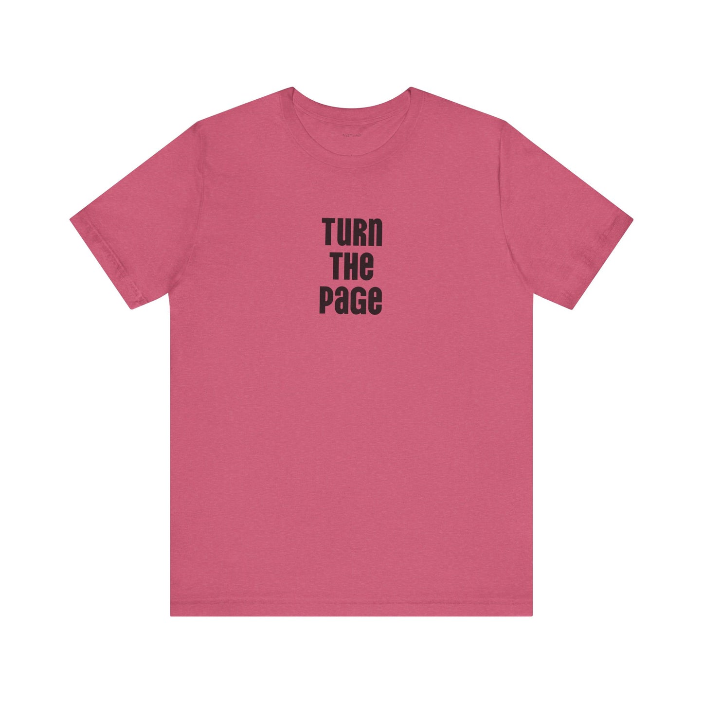 Turn the Page - Unisex Jersey Short Sleeve Tee
