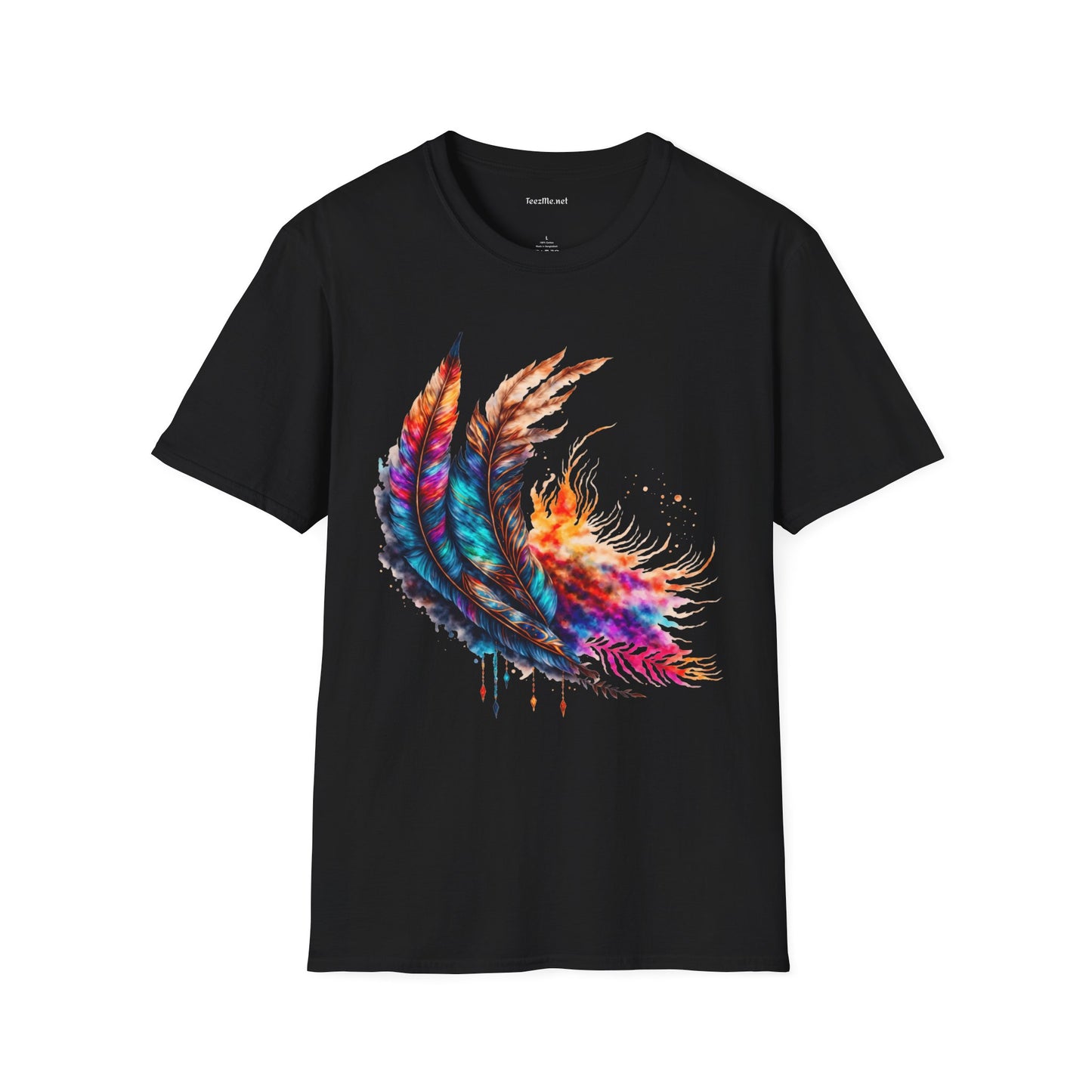 Eagle Feather (1) Unisex Softstyle T-Shirt 100% Cotton Graphic