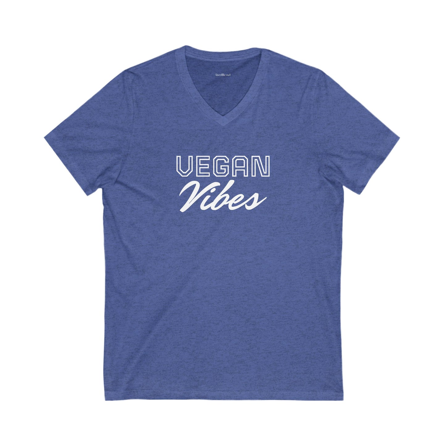 VEGAN Vibes Unisex Jersey Short Sleeve V-Neck Tee