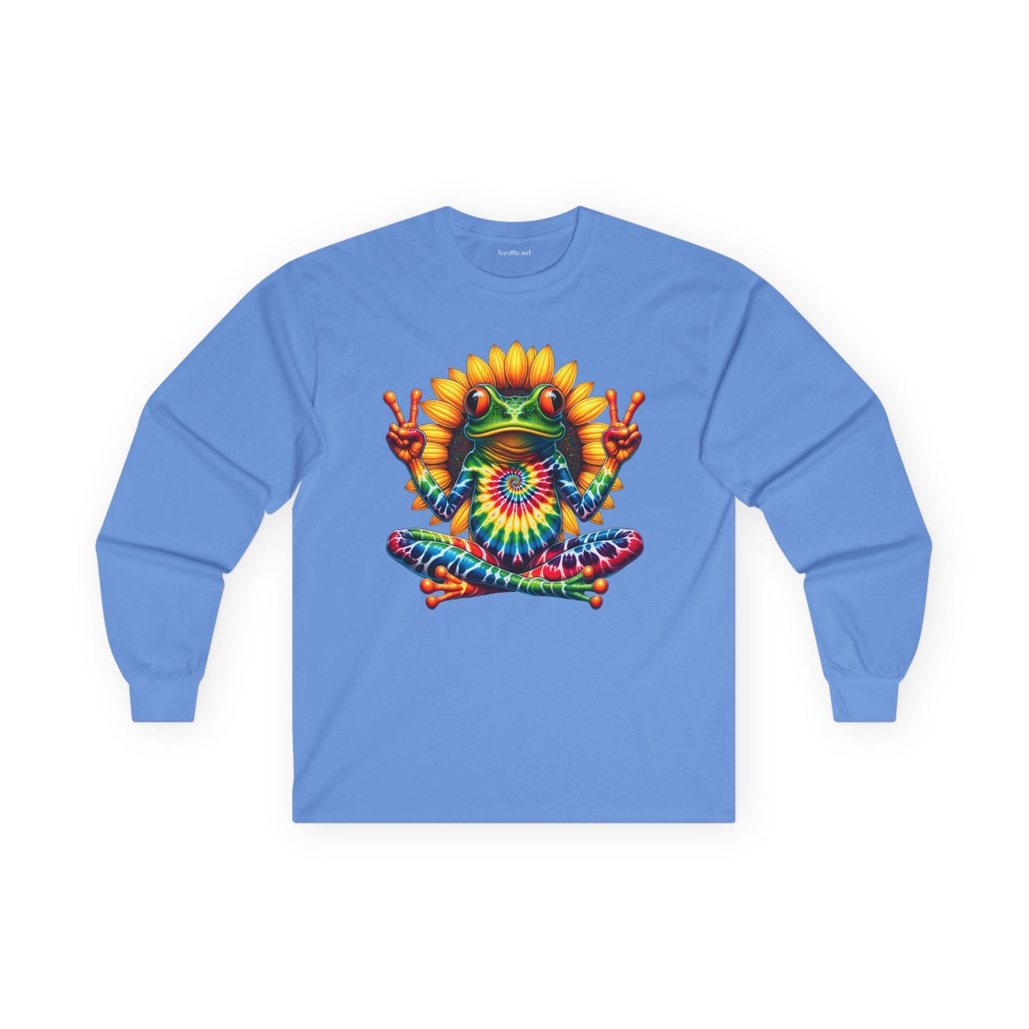 Peace Frog Tie-dye Unisex Ultra Cotton Long Sleeve Tee