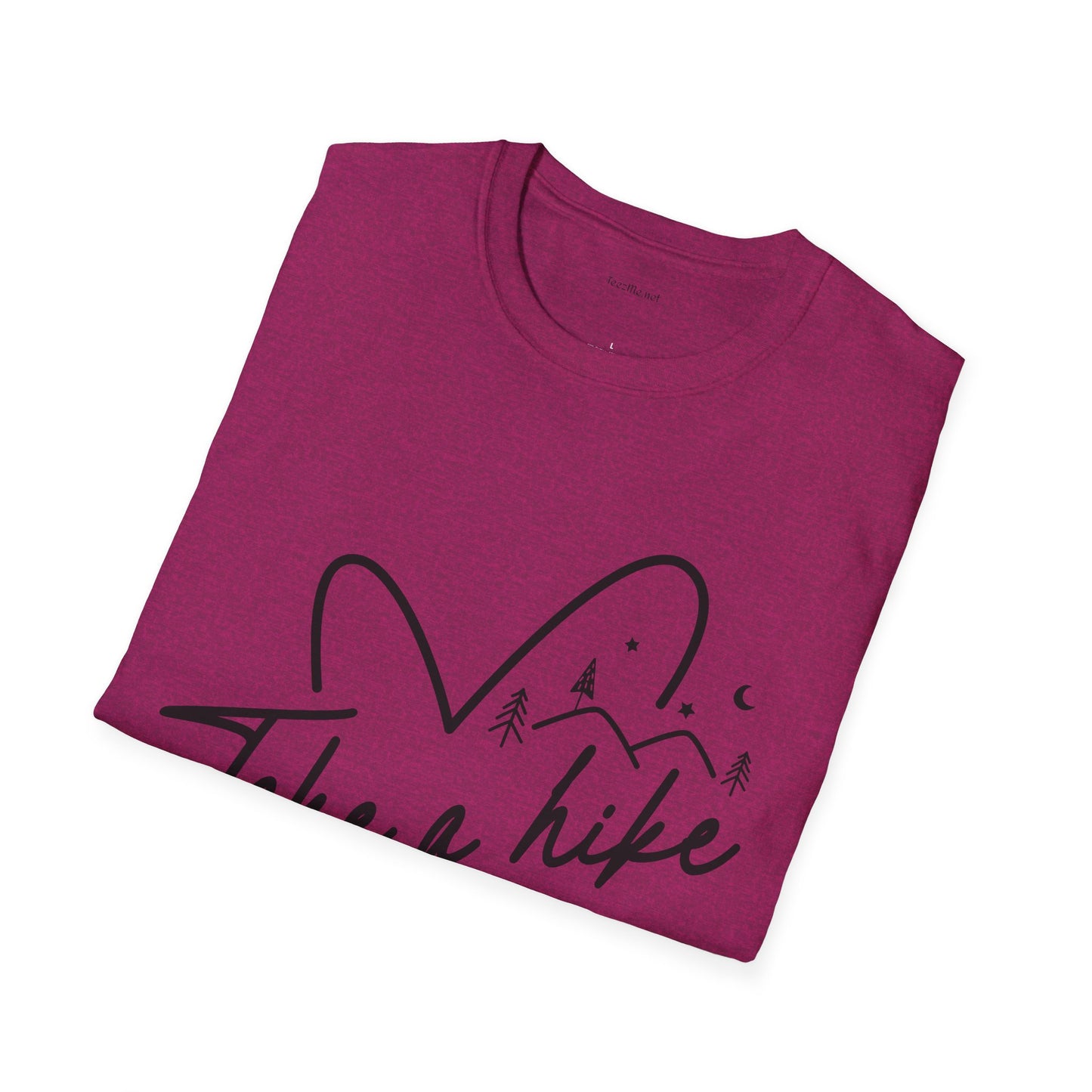 Take a Hike (black) - Unisex Softstyle T-Shirt 100% Cotton Graphic #weed #cannabis