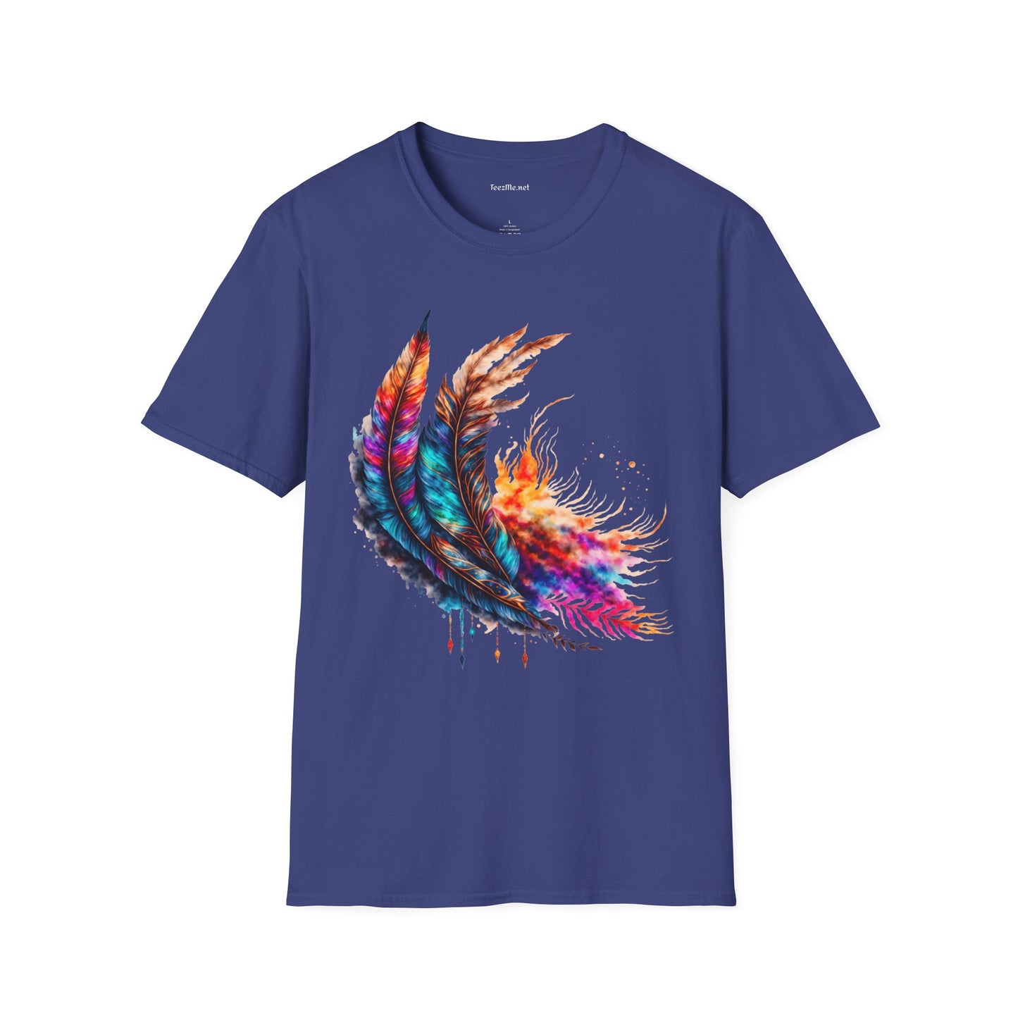 Eagle Feather (1) Unisex Softstyle T-Shirt 100% Cotton Graphic