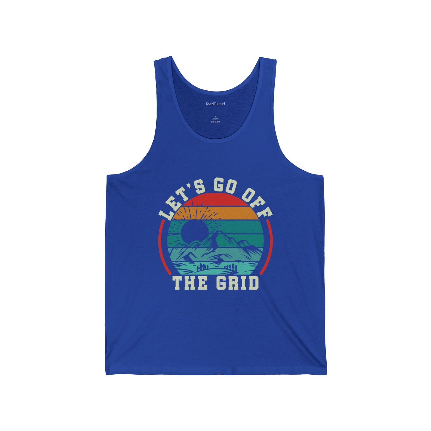 Let's Go Off The Grid - Unisex Jersey Tank