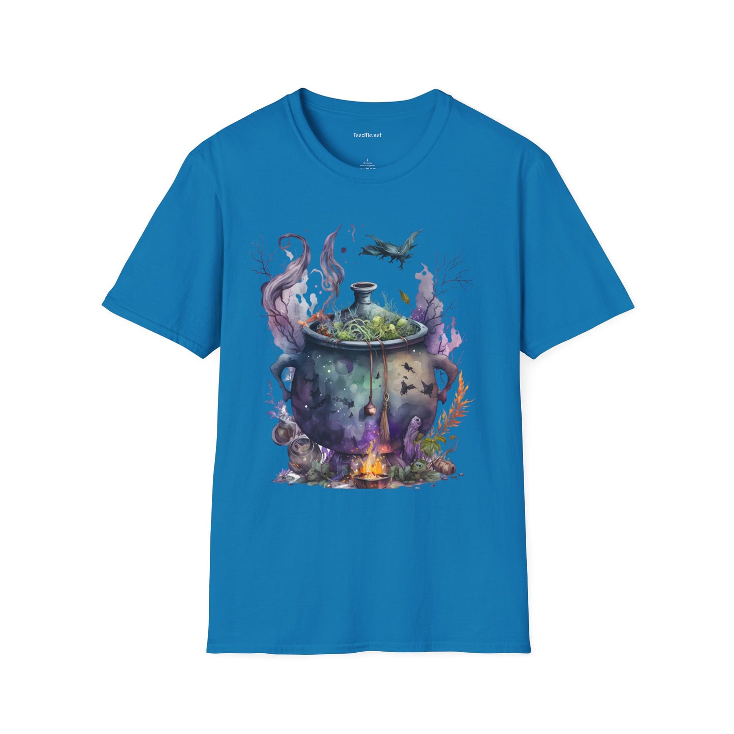 Cauldron Watercolor Unisex Softstyle T-Shirt 100% Cotton Graphic