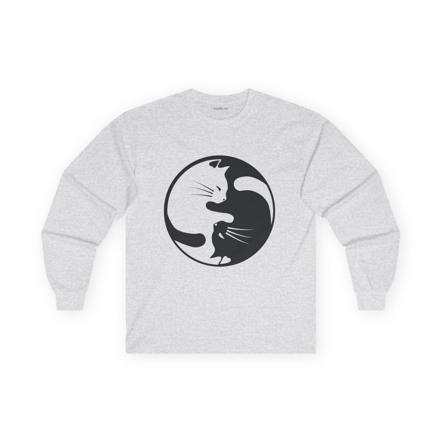 Yin Yang Cat04 Unisex Ultra Cotton Long Sleeve Tee