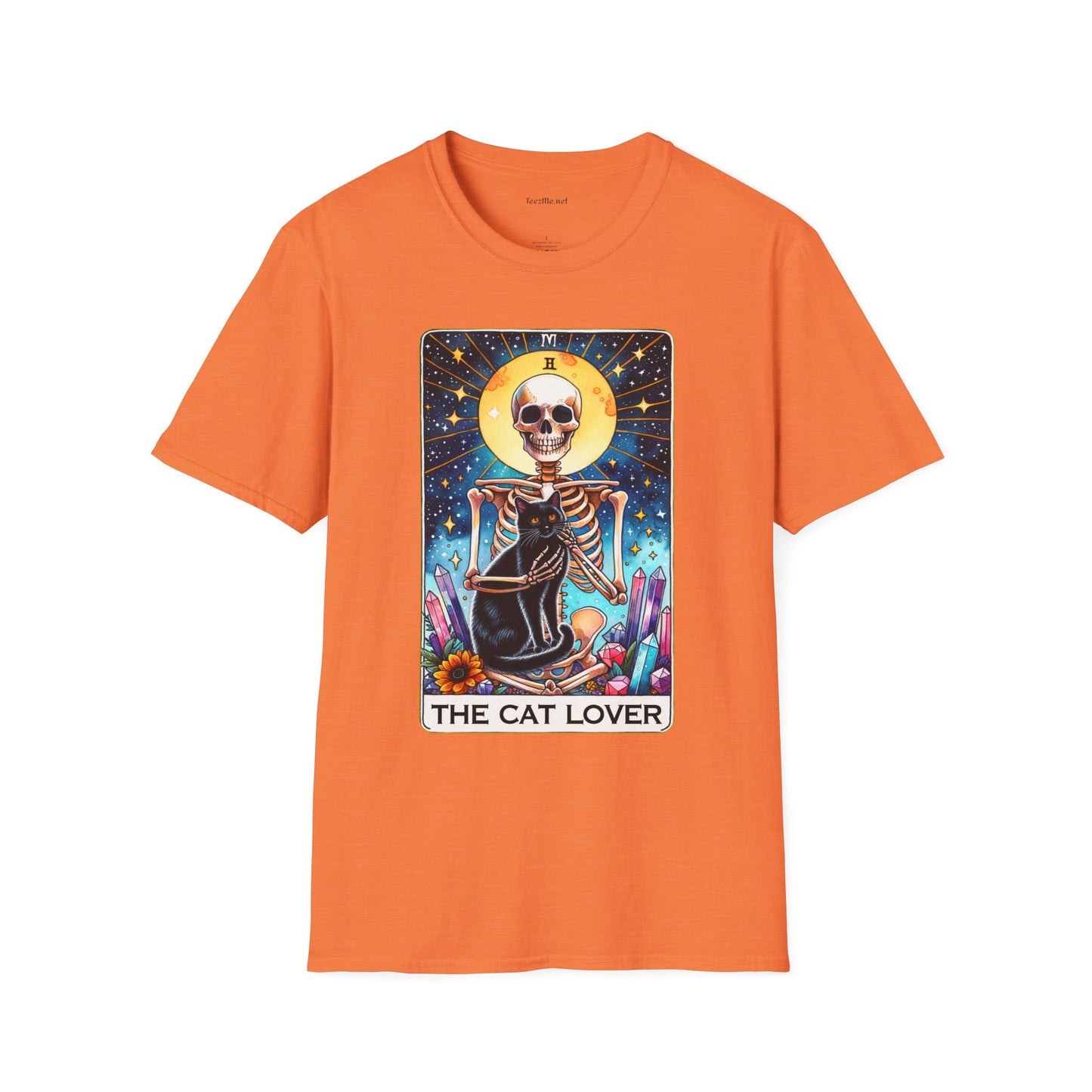 The Cat Lover Tarot Unisex Softstyle T-Shirt 100% Cotton Graphic