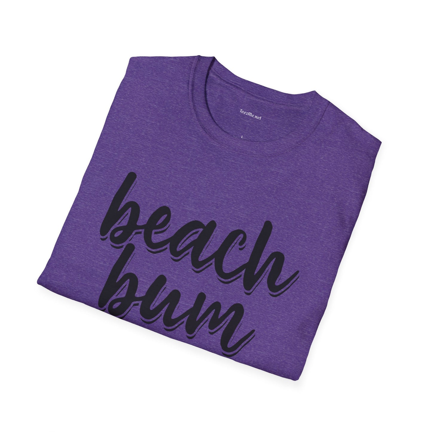 Beach Bum - Unisex Softstyle T-Shirt 100% Cotton Graphic (1)