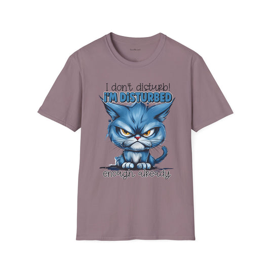 I don't Disturb Unisex Softstyle T-Shirt 100% Cotton Graphic