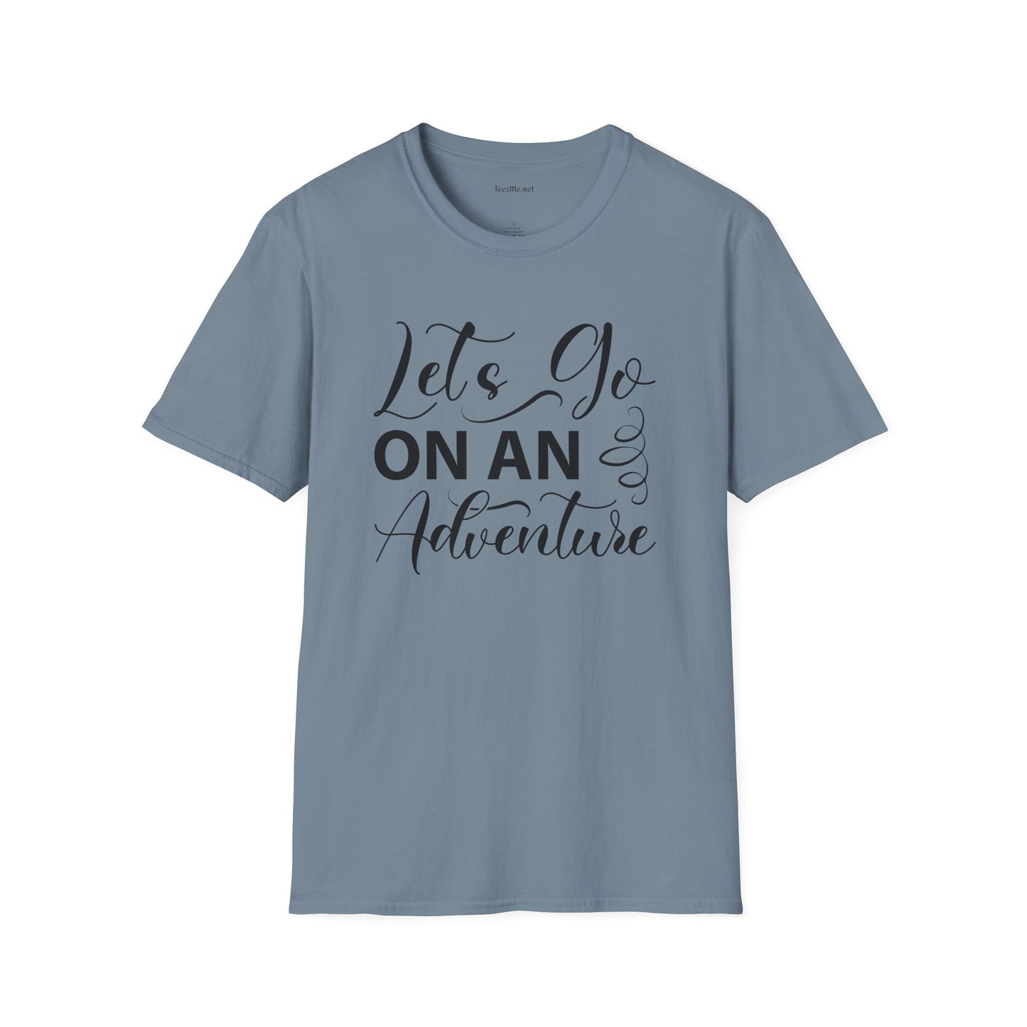 Let's Go On an Adventure Unisex Softstyle T-Shirt 100% Cotton Graphic