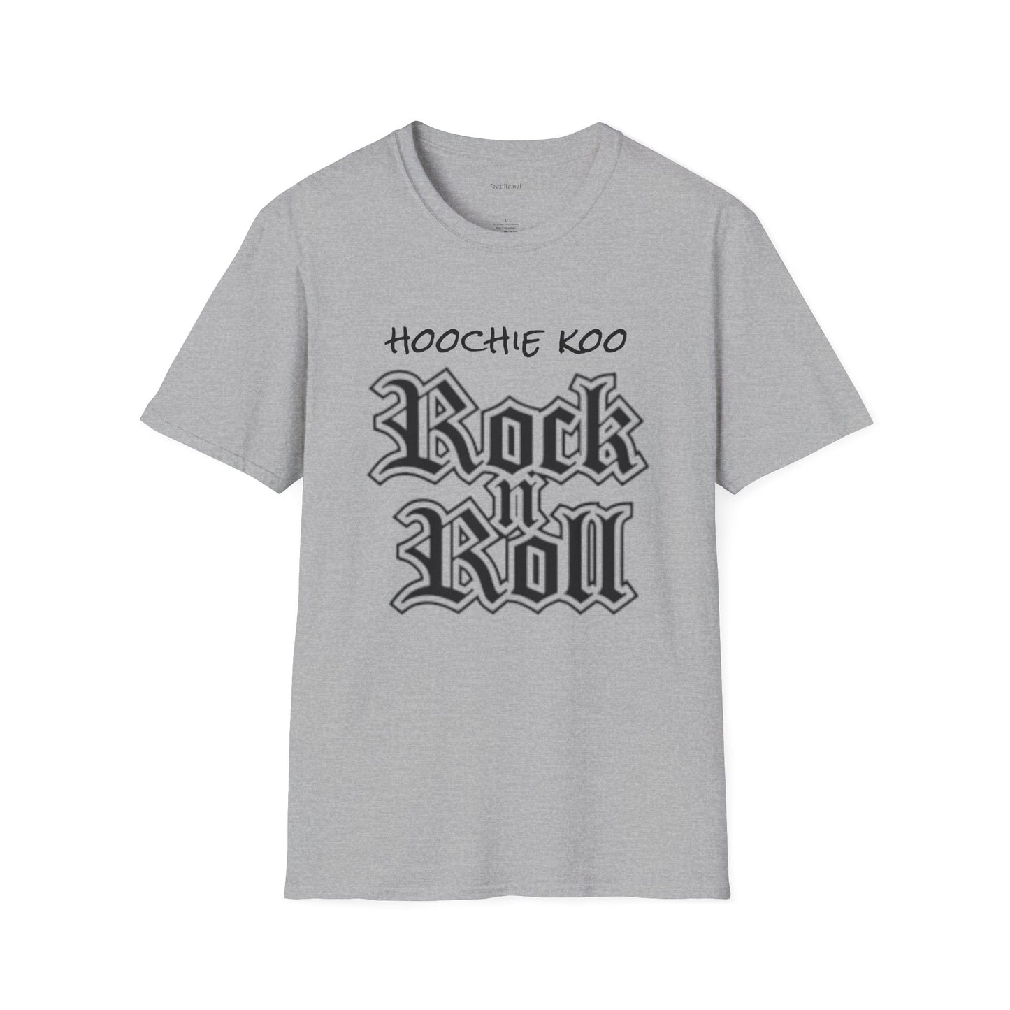 hoochie koo ROCK n ROLL - Unisex Softstyle T-Shirt 100% Cotton Graphic