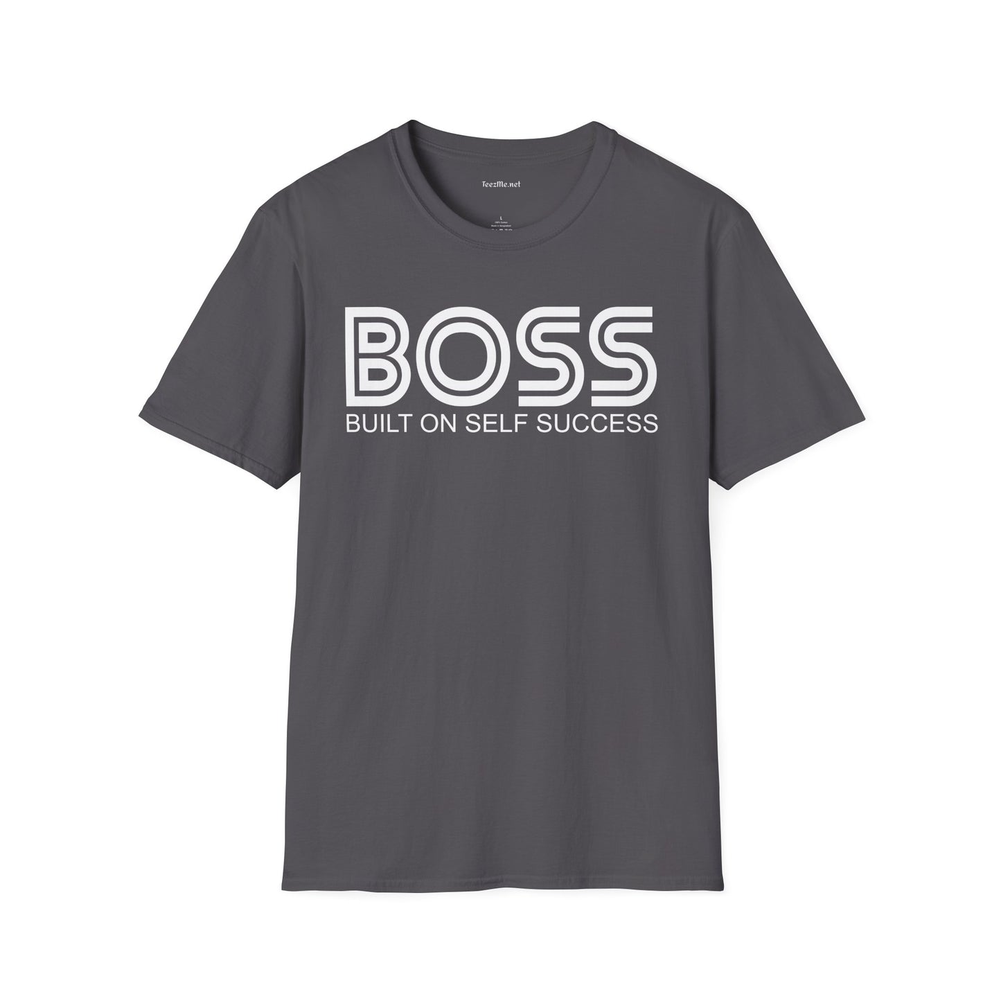 BOSS Built On Self Success Unisex Softstyle T-Shirt 100% Cotton Graphic