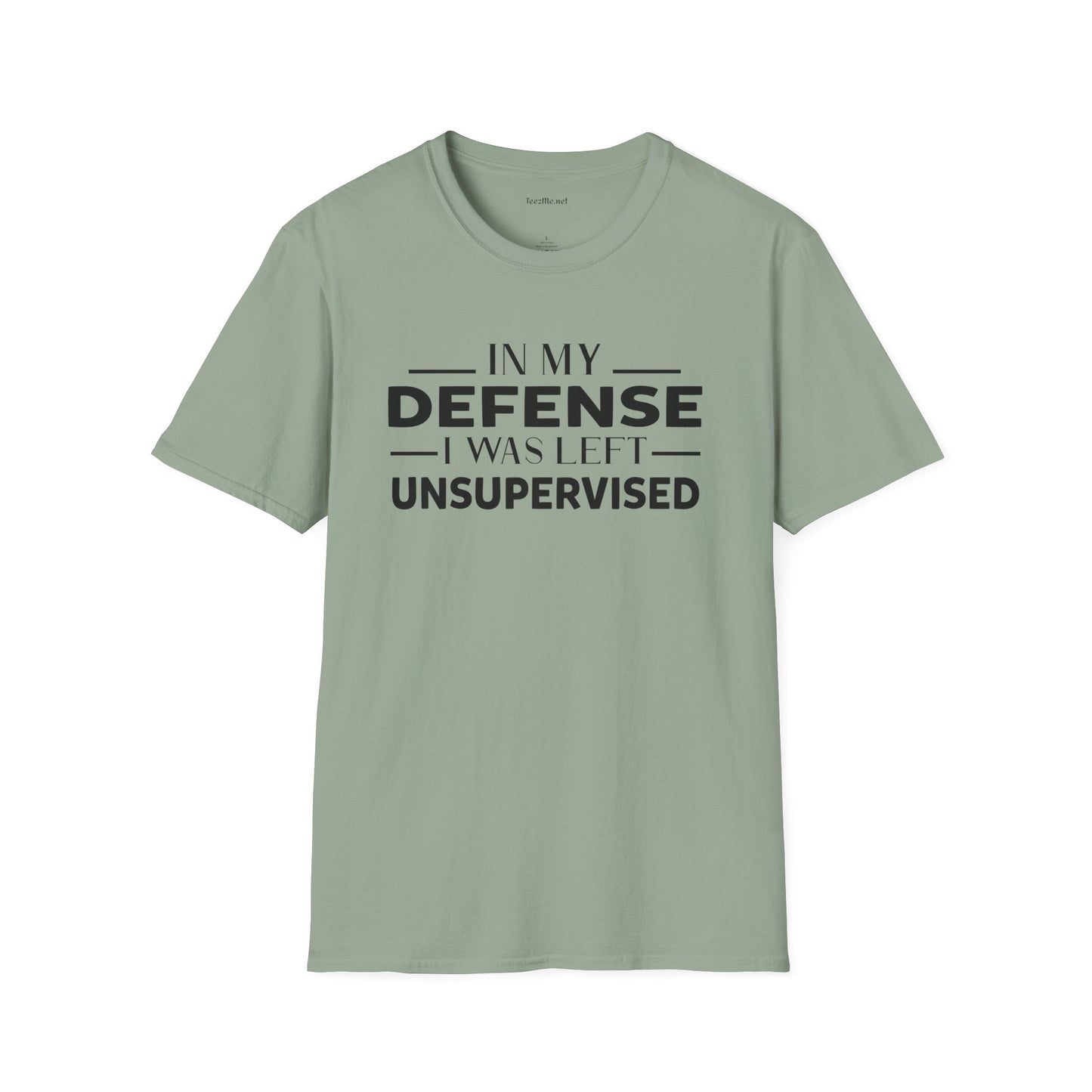 In My Defense Unisex SoftStyle T-Shirt 100% Cotton