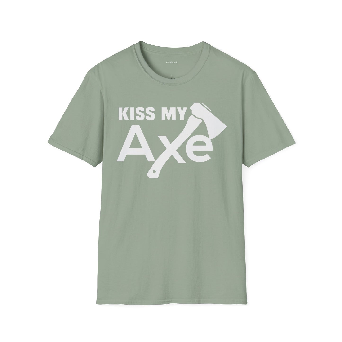 Kiss My Axe - Unisex Softstyle T-Shirt 100% Cotton Graphic