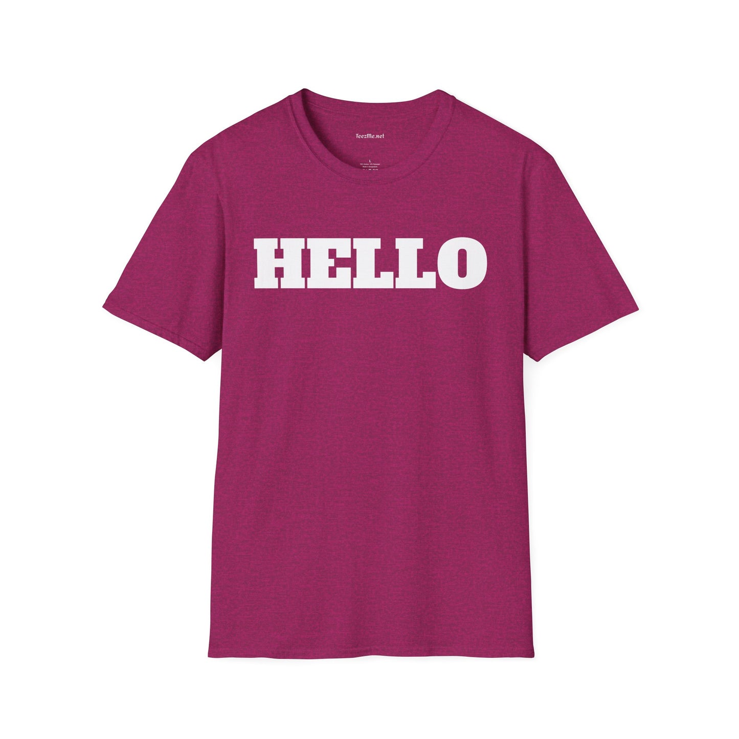 HELLO - Unisex Softstyle T-Shirt 100% Cotton Graphic
