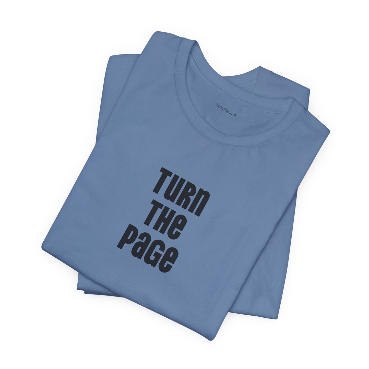 Turn the Page - Unisex Jersey Short Sleeve Tee