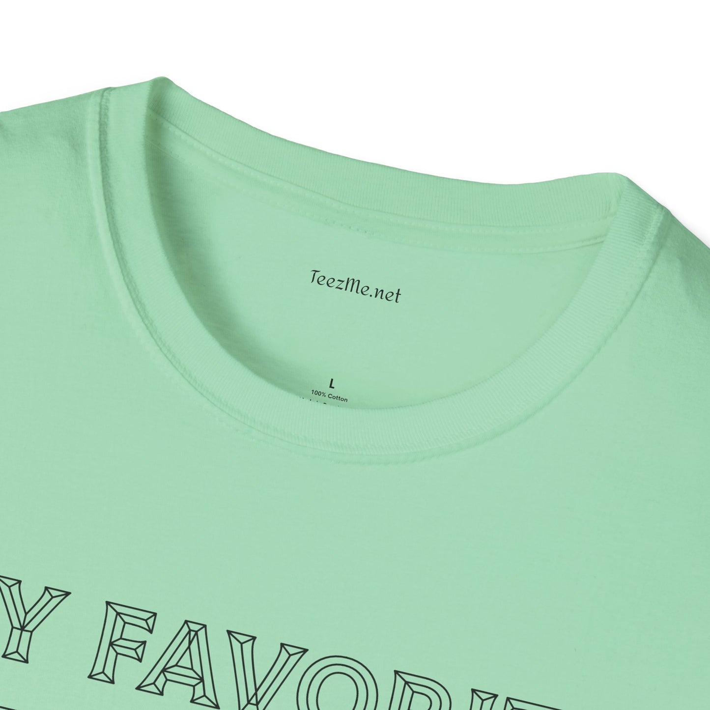 My favorite mistake - Unisex Softstyle T-Shirt 100% Cotton Graphic