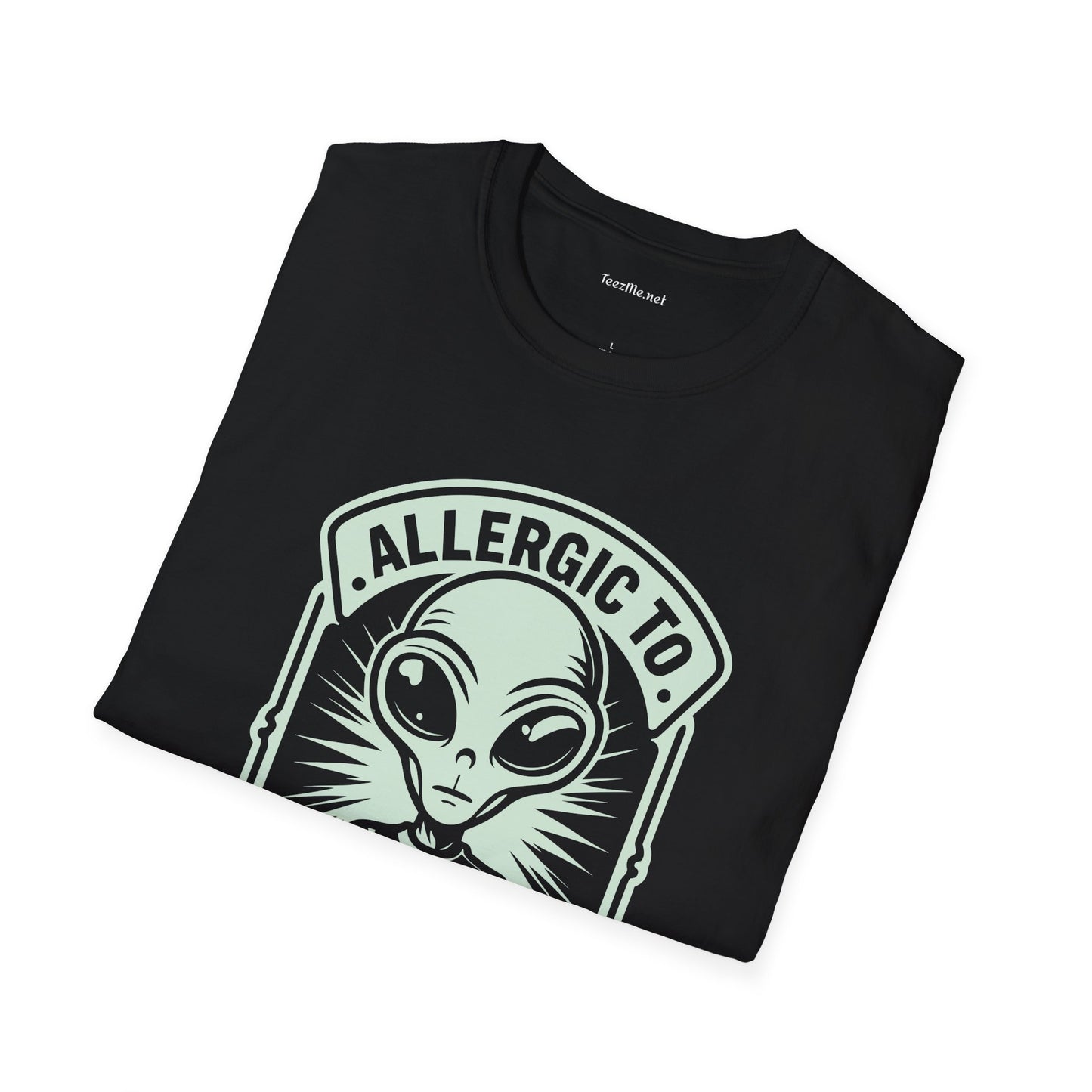 Allergic to Humans Unisex Softstyle T-Shirt 100% Cotton Graphic