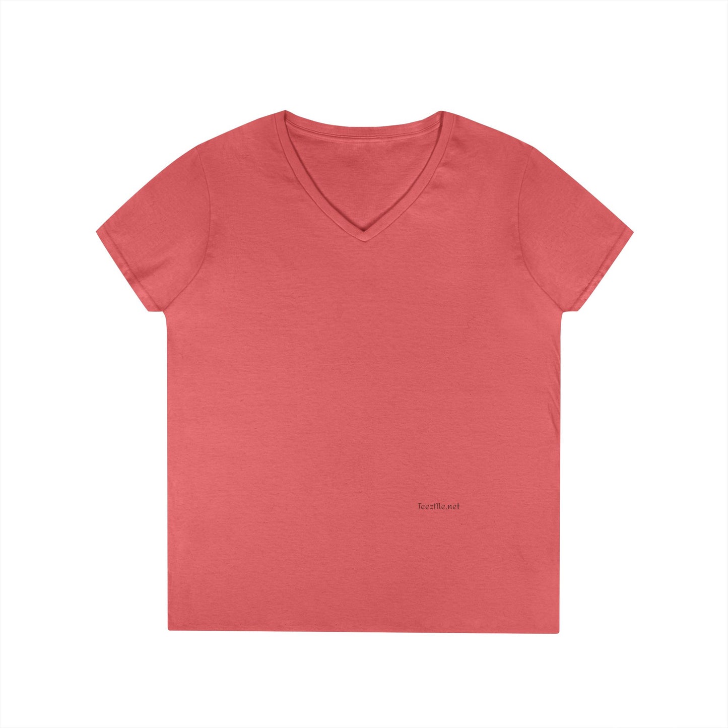 Angel Wings (back) - Ladies' V-Neck T-Shirt 100% cotton