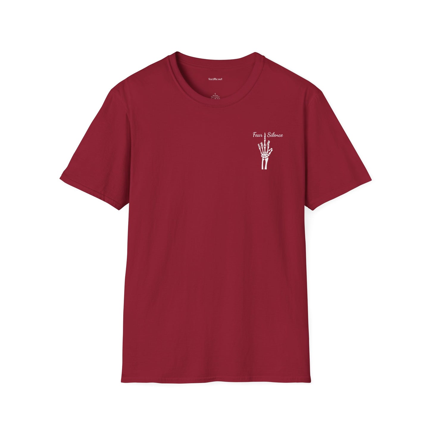 Fear Silence - Unisex Softstyle T-Shirt 100% Cotton Graphic
