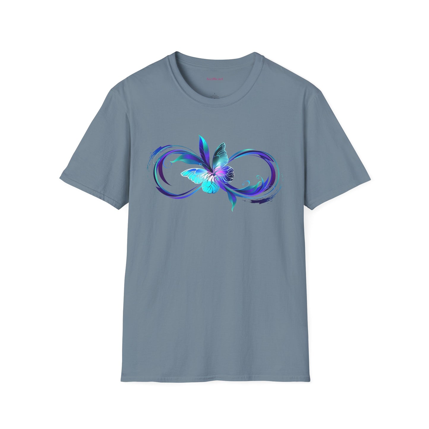 Infinity with Butterfly Unisex Softstyle T-Shirt 100% Cotton Graphic