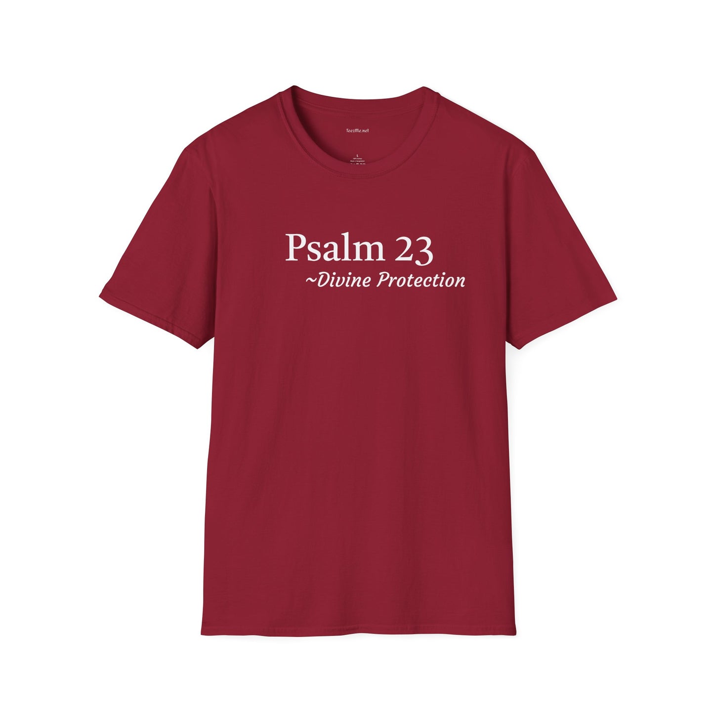 Psalm 23 - Unisex Softstyle T-Shirt 100% Cotton Graphic