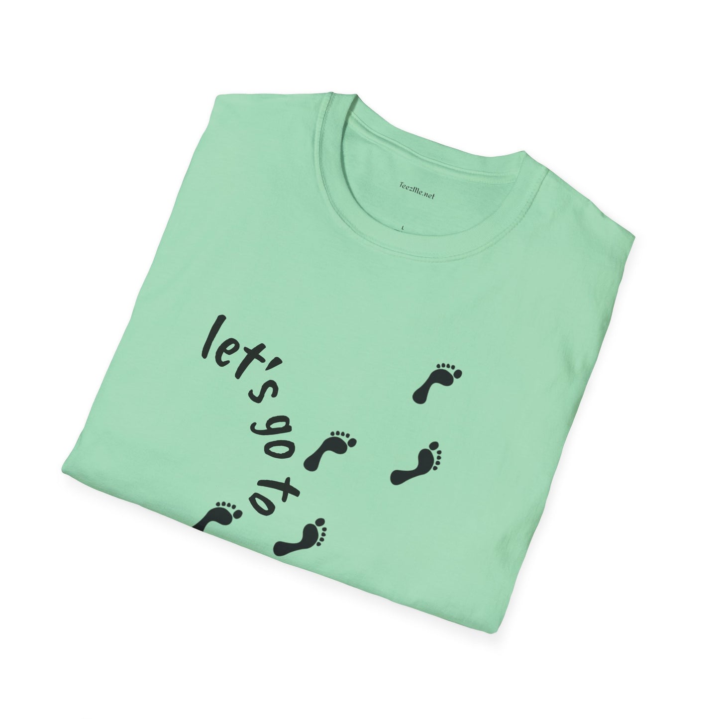 Let's go to the beach - Unisex Softstyle T-Shirt 100% Cotton Graphic
