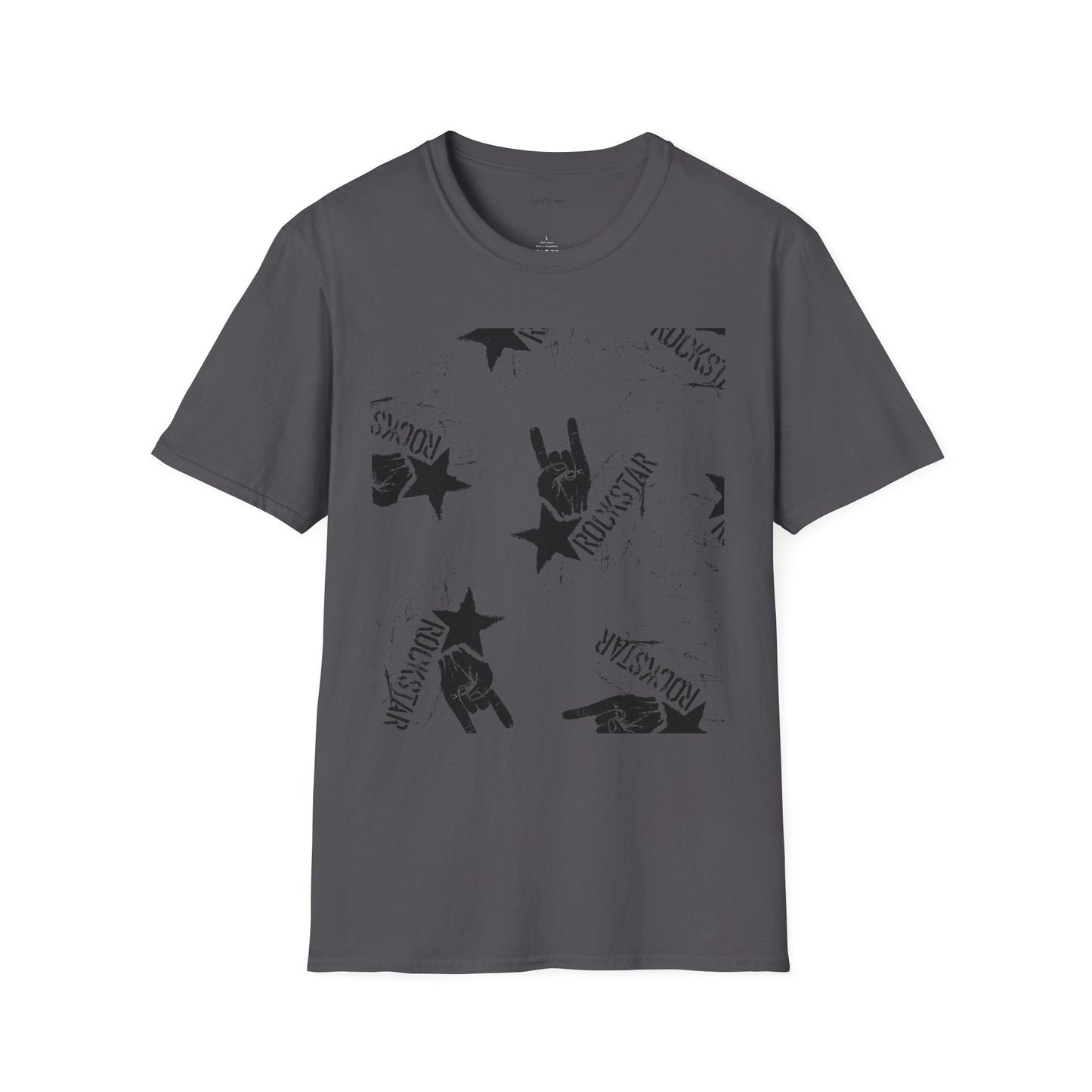 ROCK STAR illustation - Unisex Softstyle T-Shirt 100% Cotton Graphic